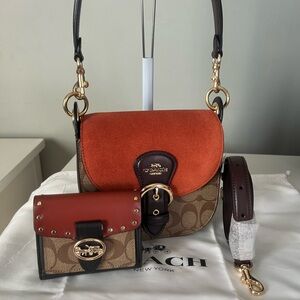 Coach Kleo Bag and Wallet Set